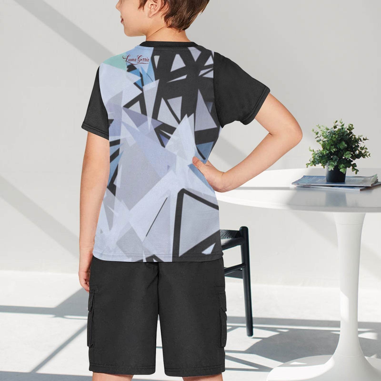 T - SHIRT Garçon 100% Polyester – Légèreté et Confort au Quotidien - Luma Gorria vêtement