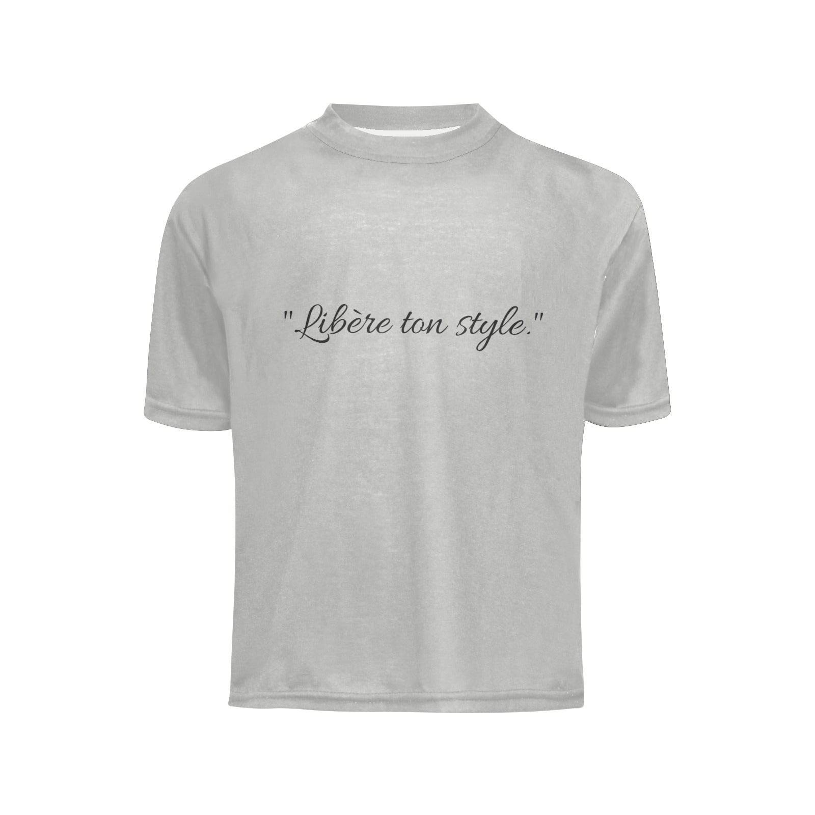 T - SHIRT garçon avec message – Confort et style au Quotidien 100% polyester - Luma Gorria vêtement
