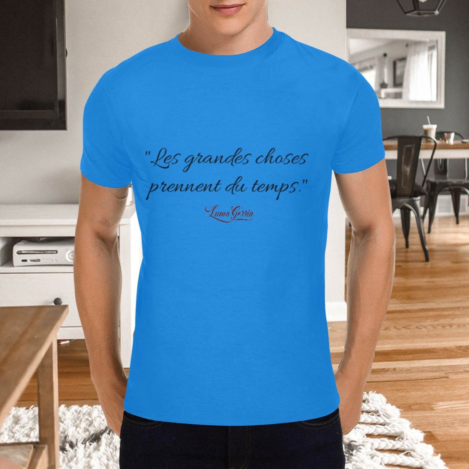 T - SHIRT Homme 100% Coton avec Message, Stylé - Luma Gorria vêtement