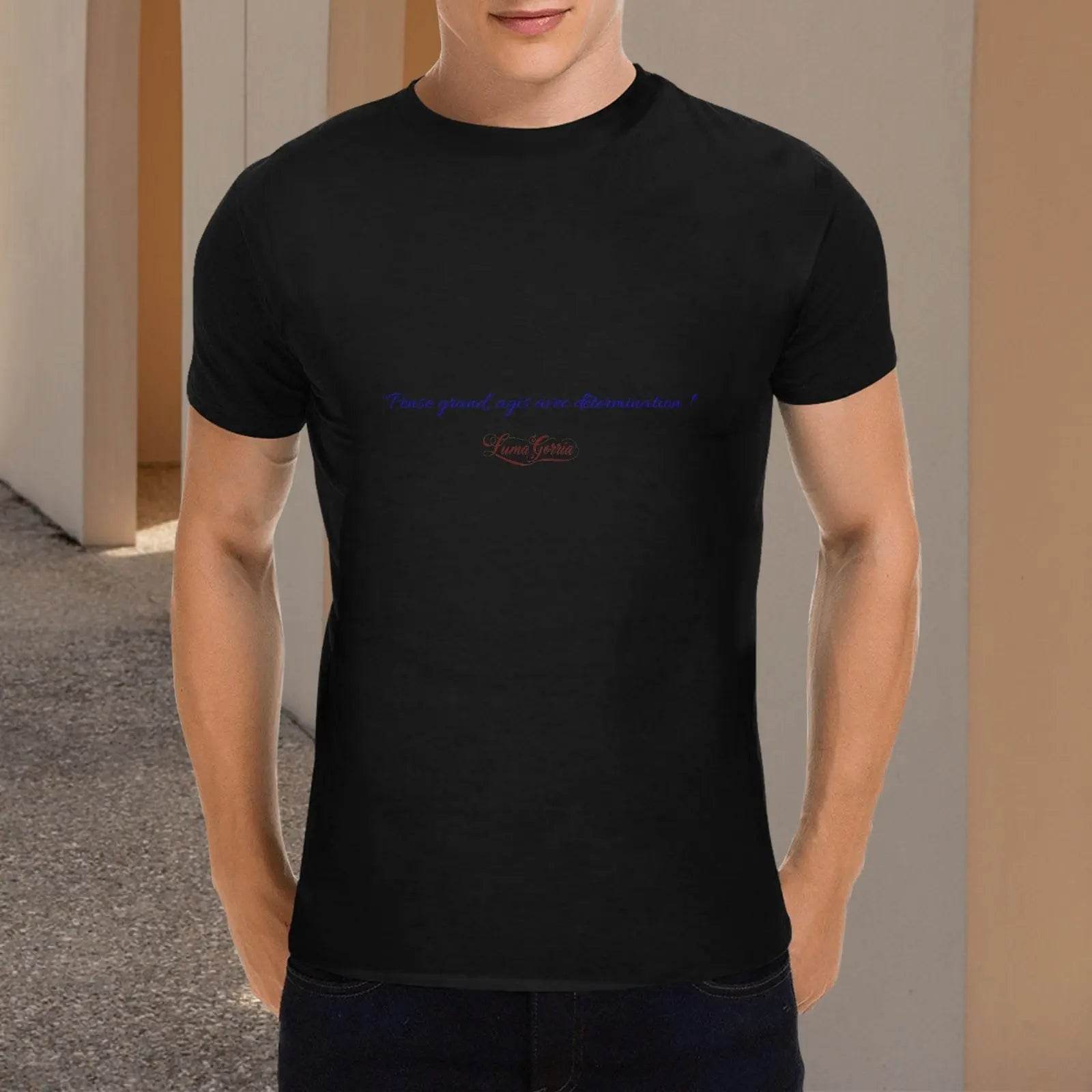 T - SHIRT Homme 100% Coton avec Message – Style Décontracté et Confort Exceptionnel - Luma Gorria vêtement