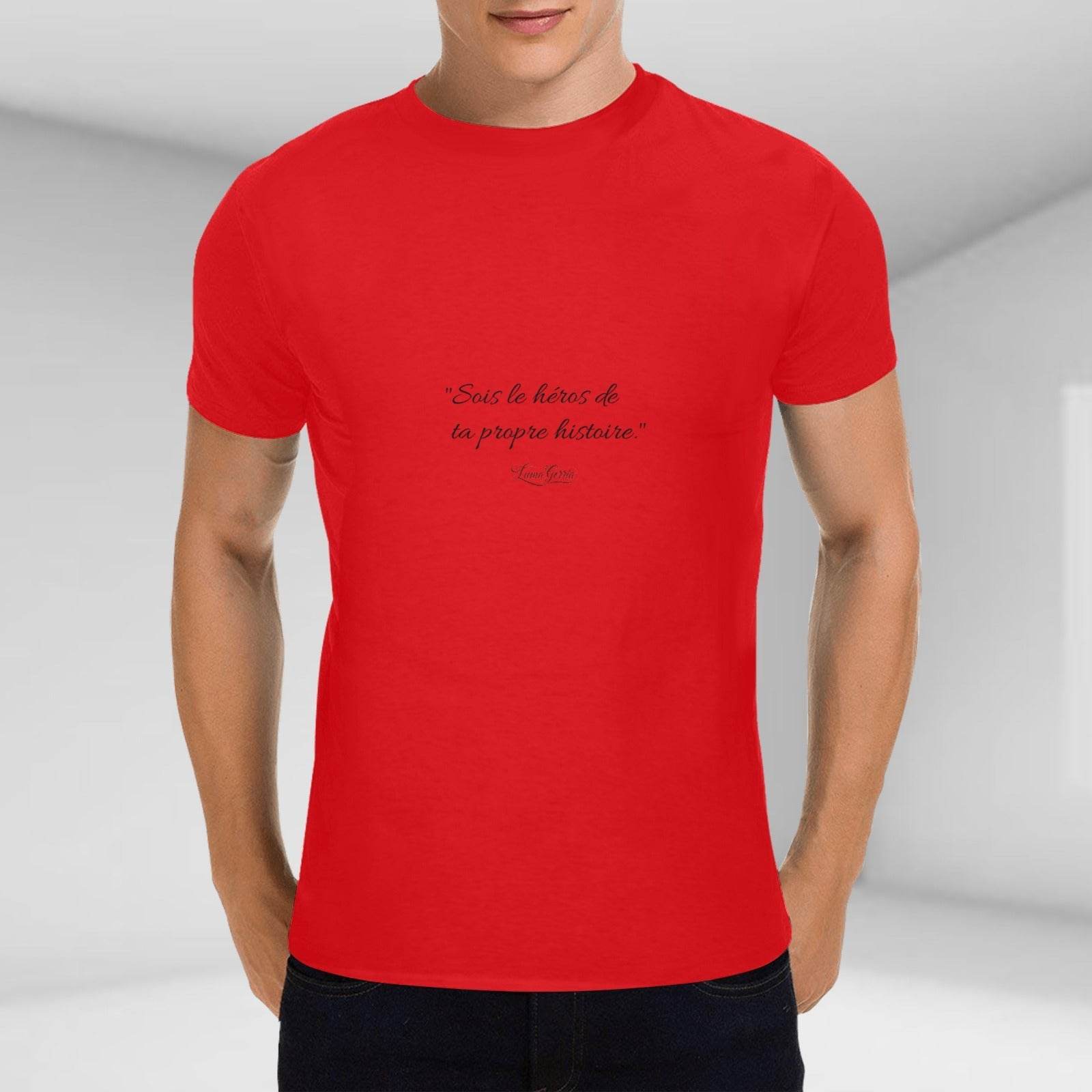 T - SHIRT Homme 100% Coton avec Message– Unique - Luma Gorria vêtement
