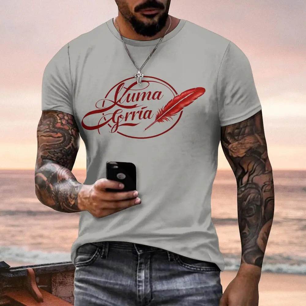 T - SHIRT Homme 100% Coton – Confort, Élégance et Simplicité - Luma Gorria vêtement