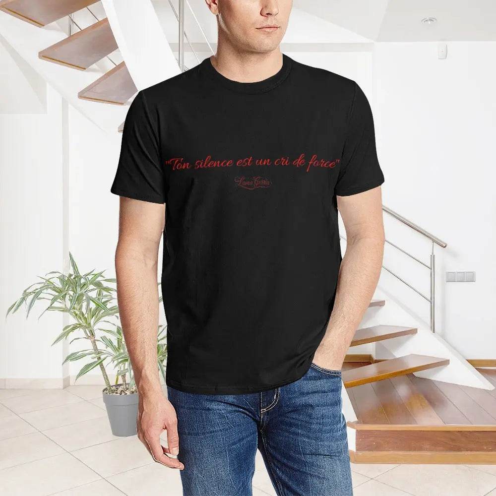 T-shirt Homme 100% Polyester – Message Original et Confort Maximisé - Luma Gorria vêtement