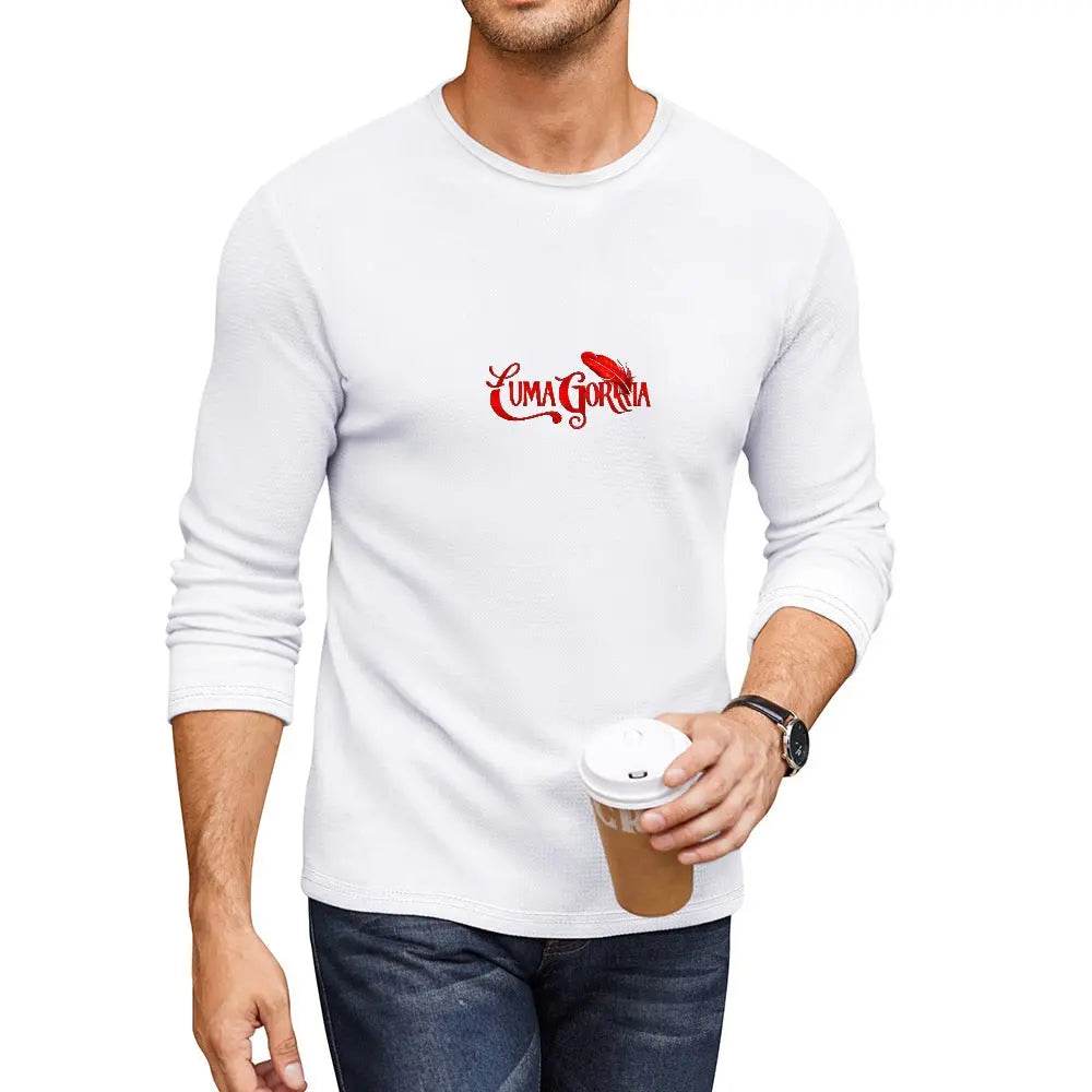 T-Shirt Homme à Manches Longues 100% Coton – Confort, Qualité et Style - Luma Gorria vêtement