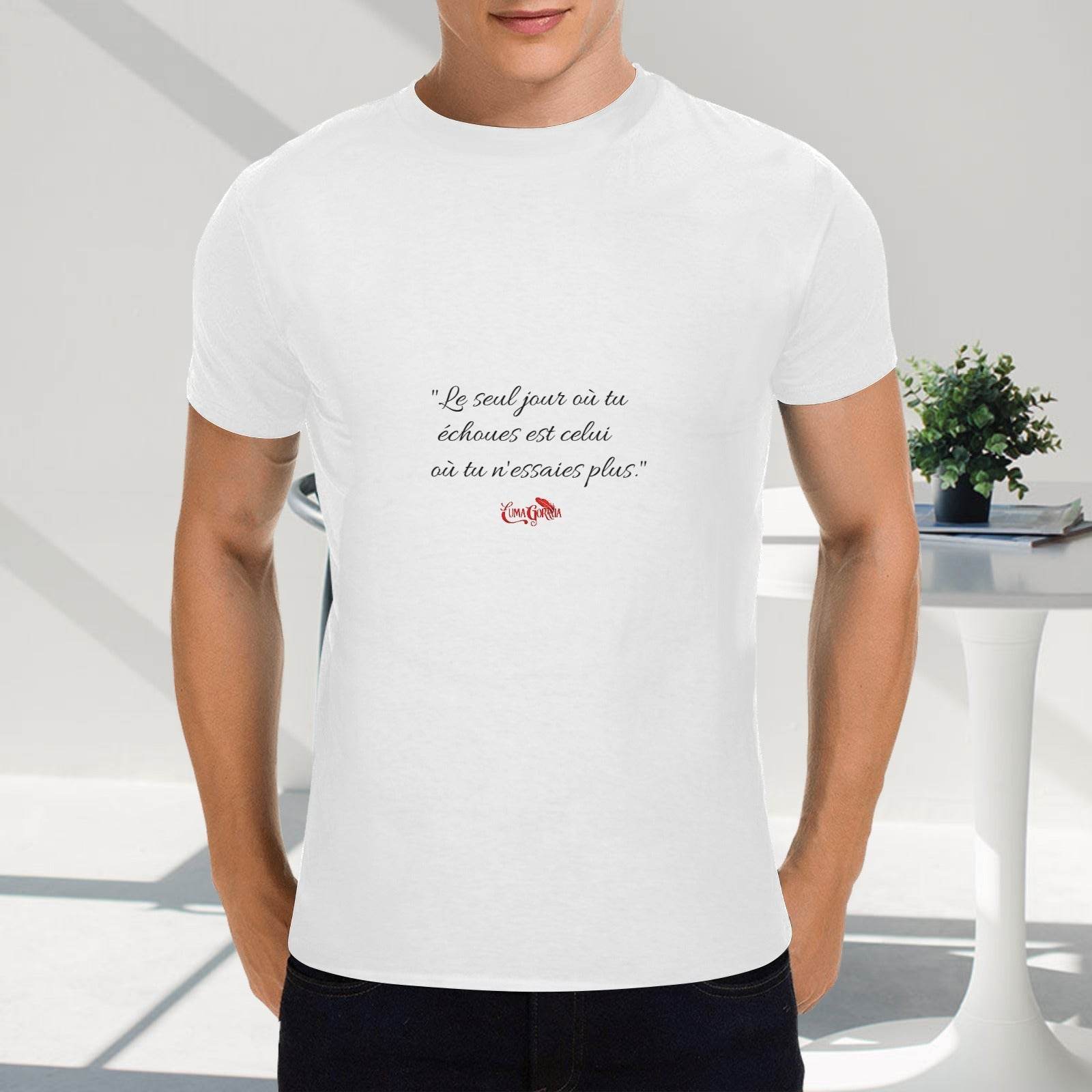 T-shirts Homme 100% Coton avec Message Stylé et Unique - Luma Gorria vêtement