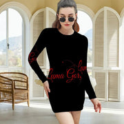 💃 UNE TOUCHE DE RAFFINEMENT– La Robe Courte Manches Longues Signée Luma Gorria. "ANDORA". - Luma Gorria vêtement