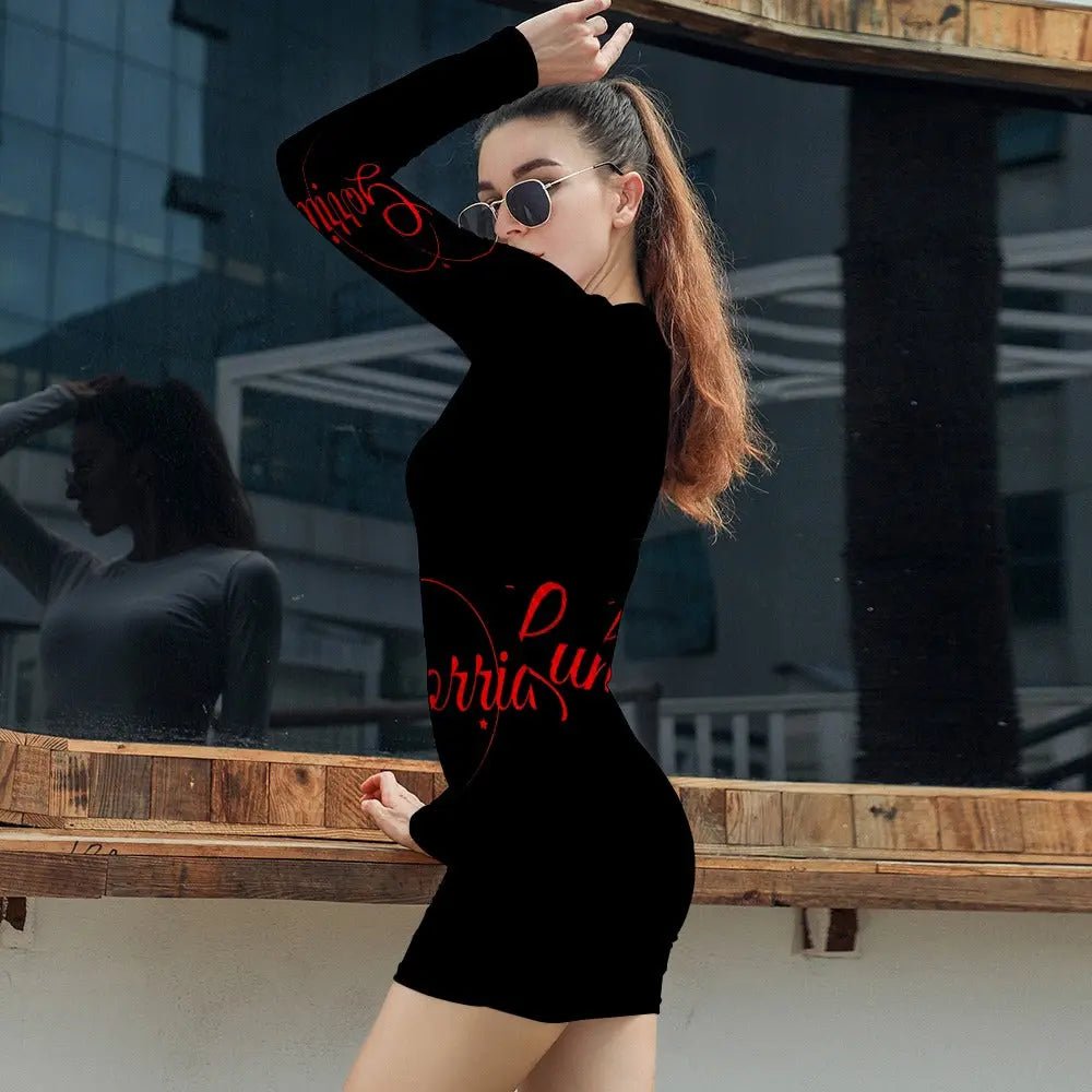 💃 UNE TOUCHE DE RAFFINEMENT– La Robe Courte Manches Longues Signée Luma Gorria. "ANDORA". - Luma Gorria vêtement