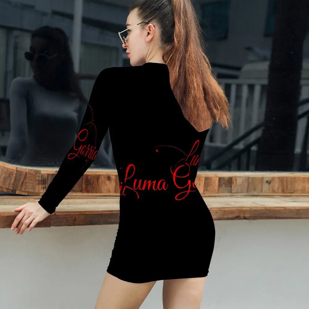 💃 UNE TOUCHE DE RAFFINEMENT– La Robe Courte Manches Longues Signée Luma Gorria. "ANDORA". - Luma Gorria vêtement