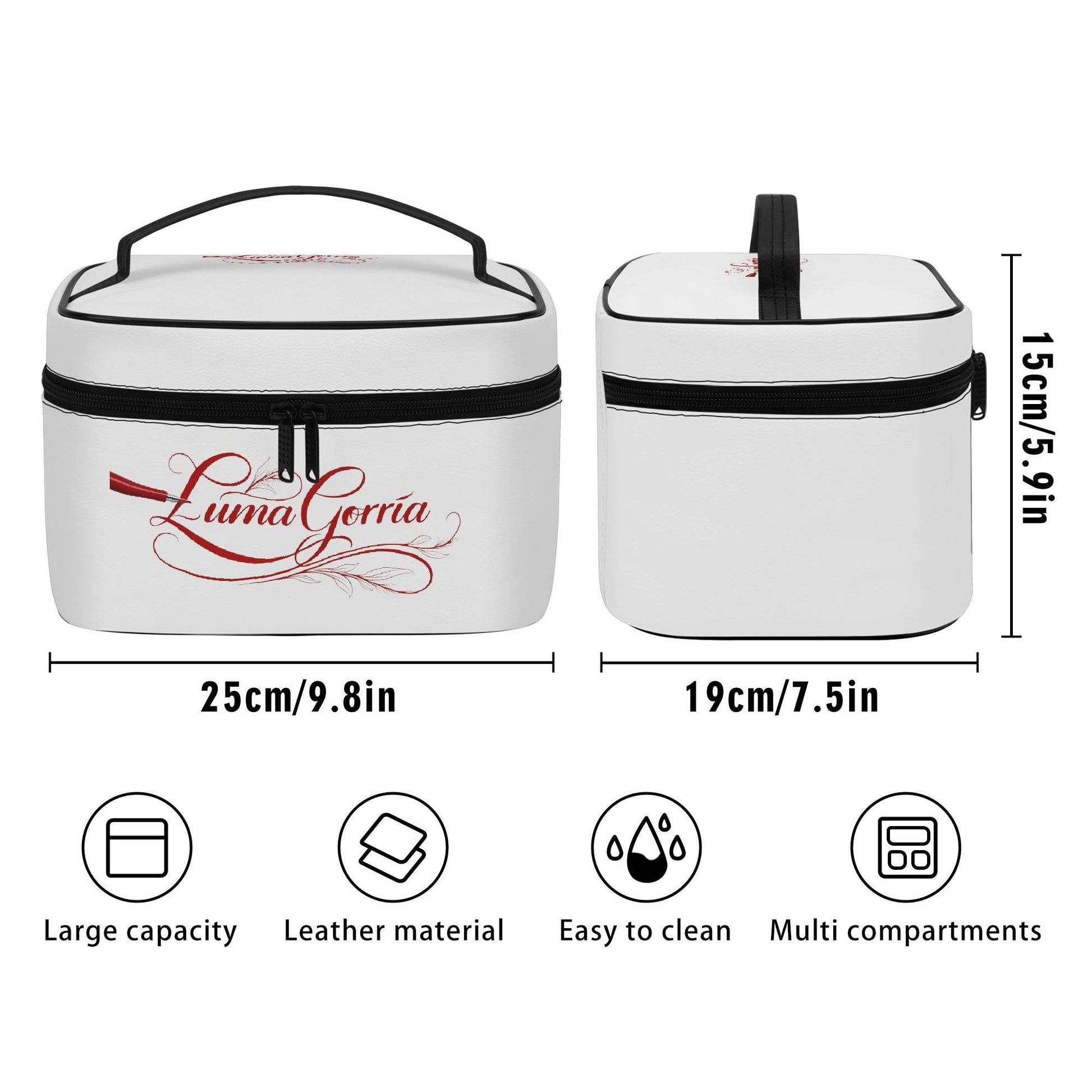 Vanity de Cosmétique en Cuir PU – Rangement Élégant et Pratique pour Vos Produits de Beauté - Luma Gorria vêtement