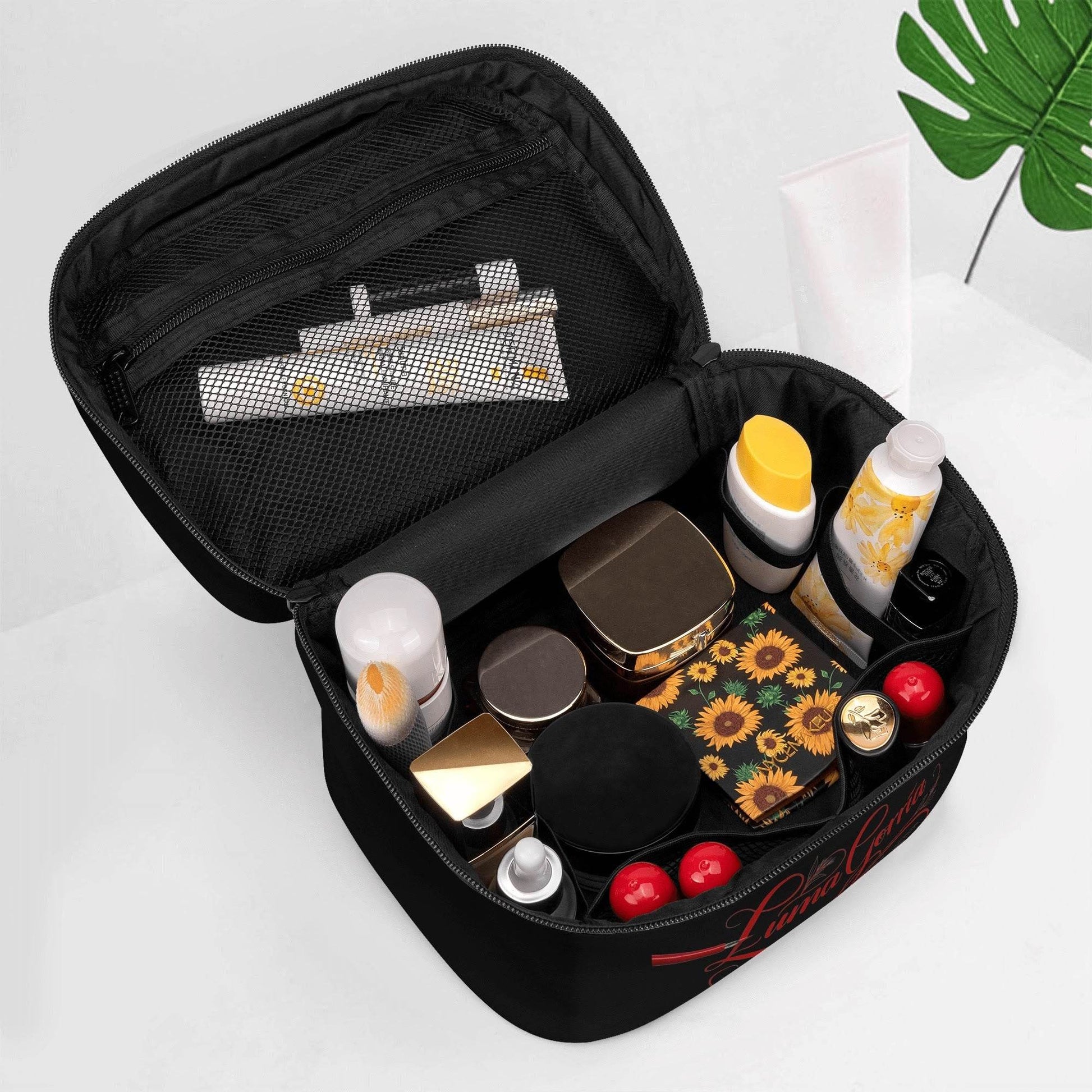 Vanity de Cosmétique en Cuir PU – Rangement Élégant, Pratique et Fonctionnel pour Tous Vos Produits de Beauté - Luma Gorria vêtement
