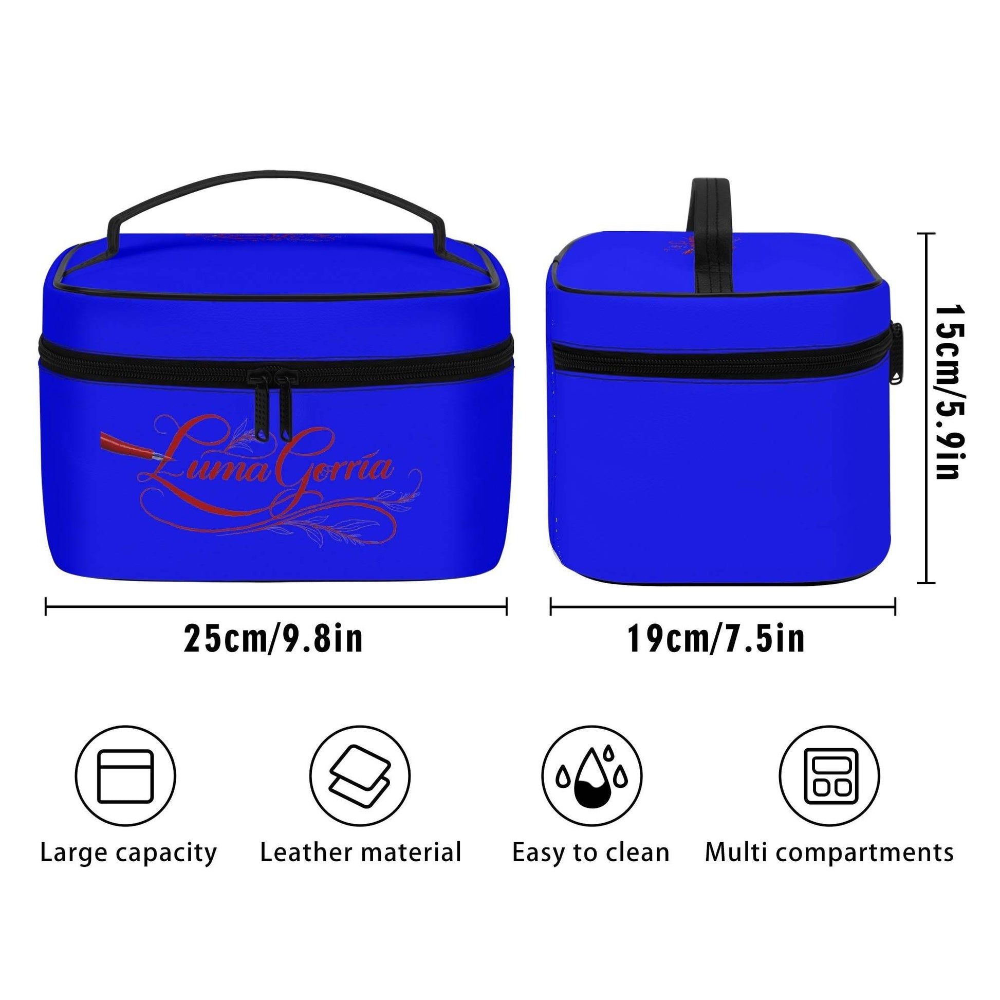 Vanity de Cosmétique en Cuir PU – Rangement Pratique et Élégant pour Vos Produits de Beauté - Luma Gorria vêtement