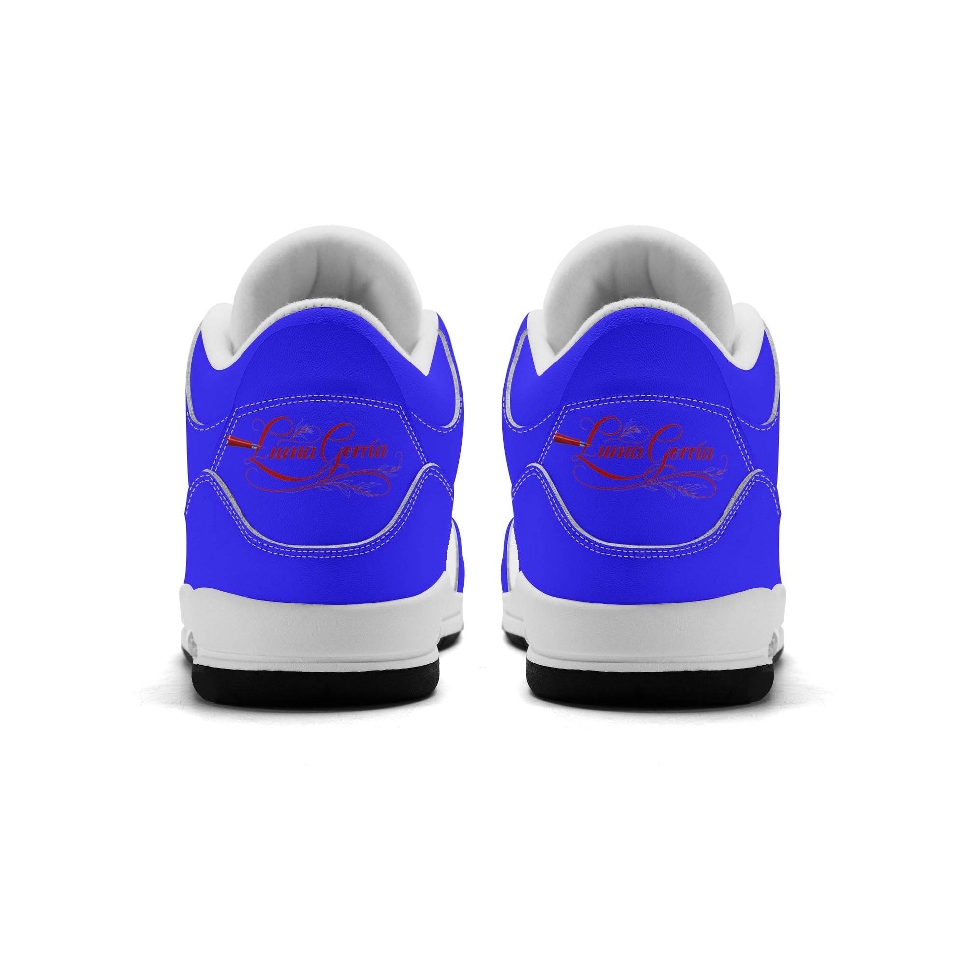 Womens High Top Retro Leather Basketball Sneakers - Luma Gorria vêtement
