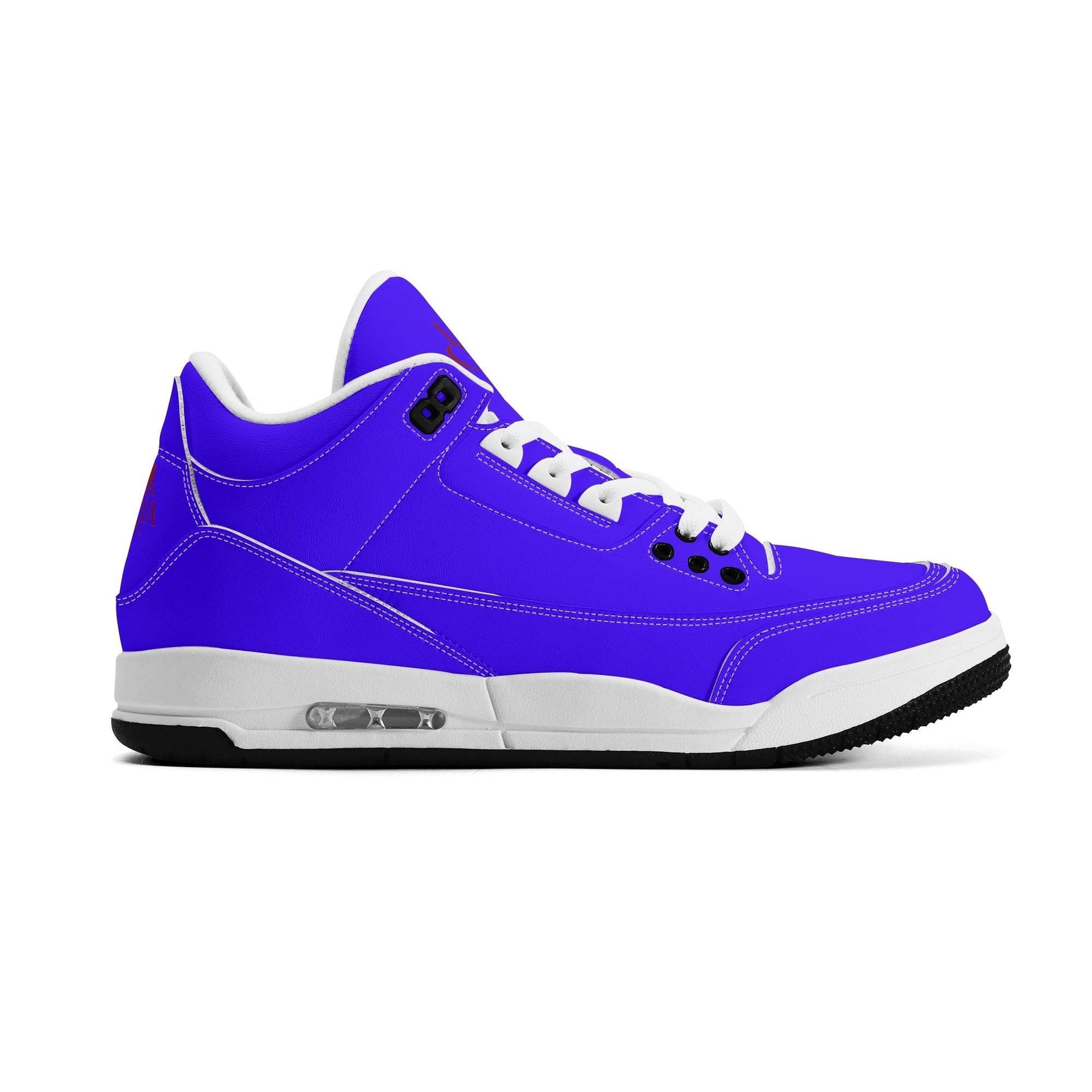 Womens High Top Retro Leather Basketball Sneakers - Luma Gorria vêtement