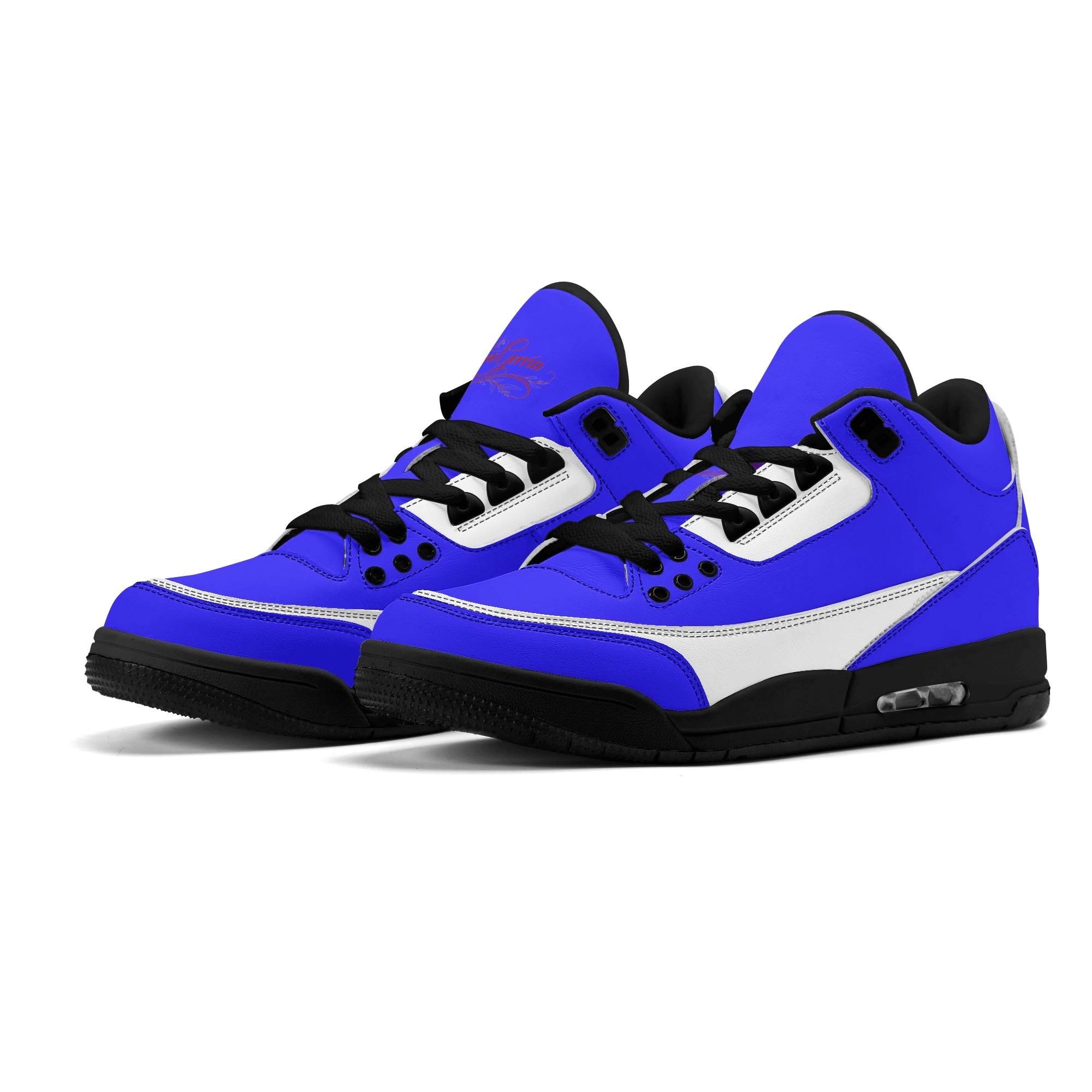Womens High Top Retro Leather Basketball Sneakers - Luma Gorria vêtement
