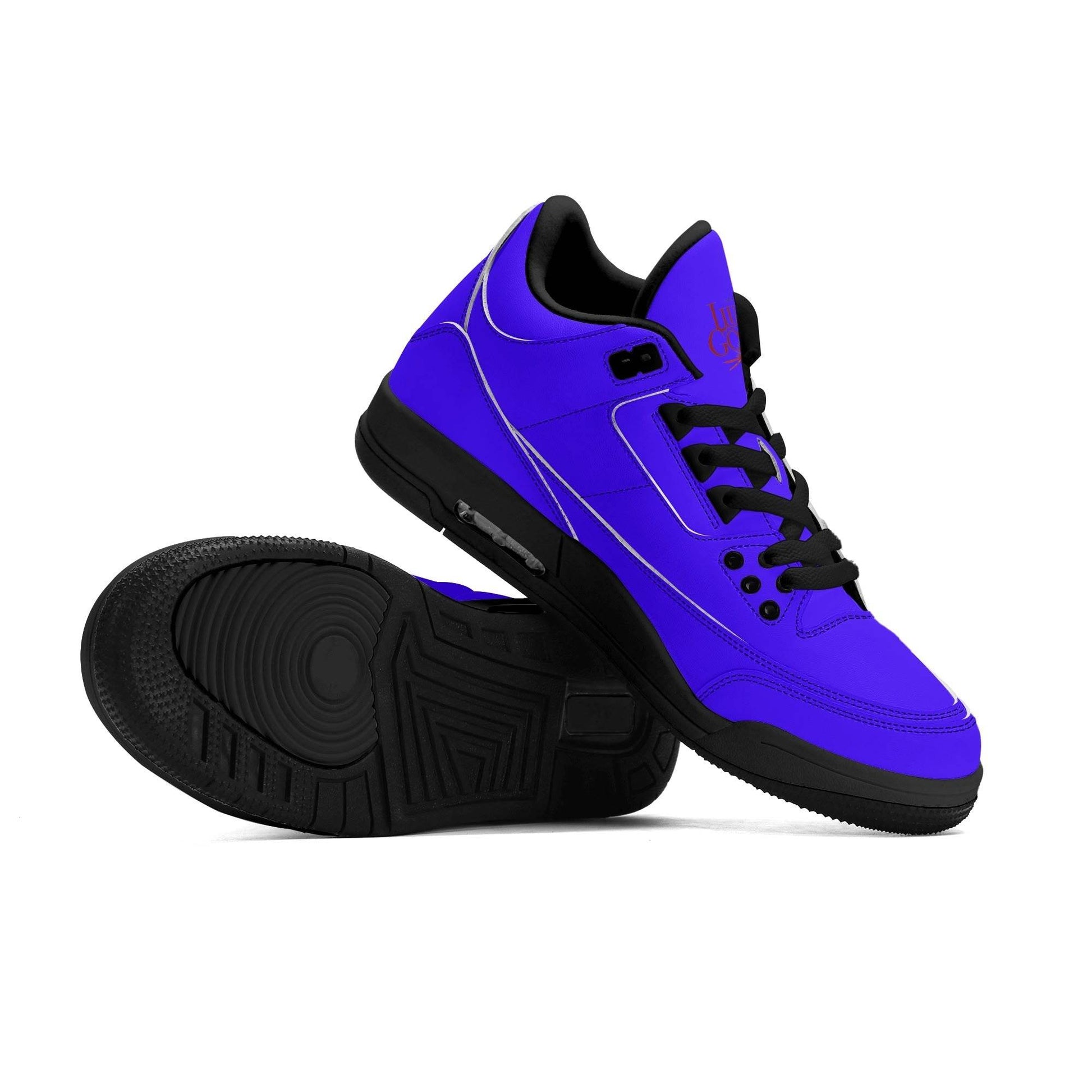Womens High Top Retro Leather Basketball Sneakers - Luma Gorria vêtement