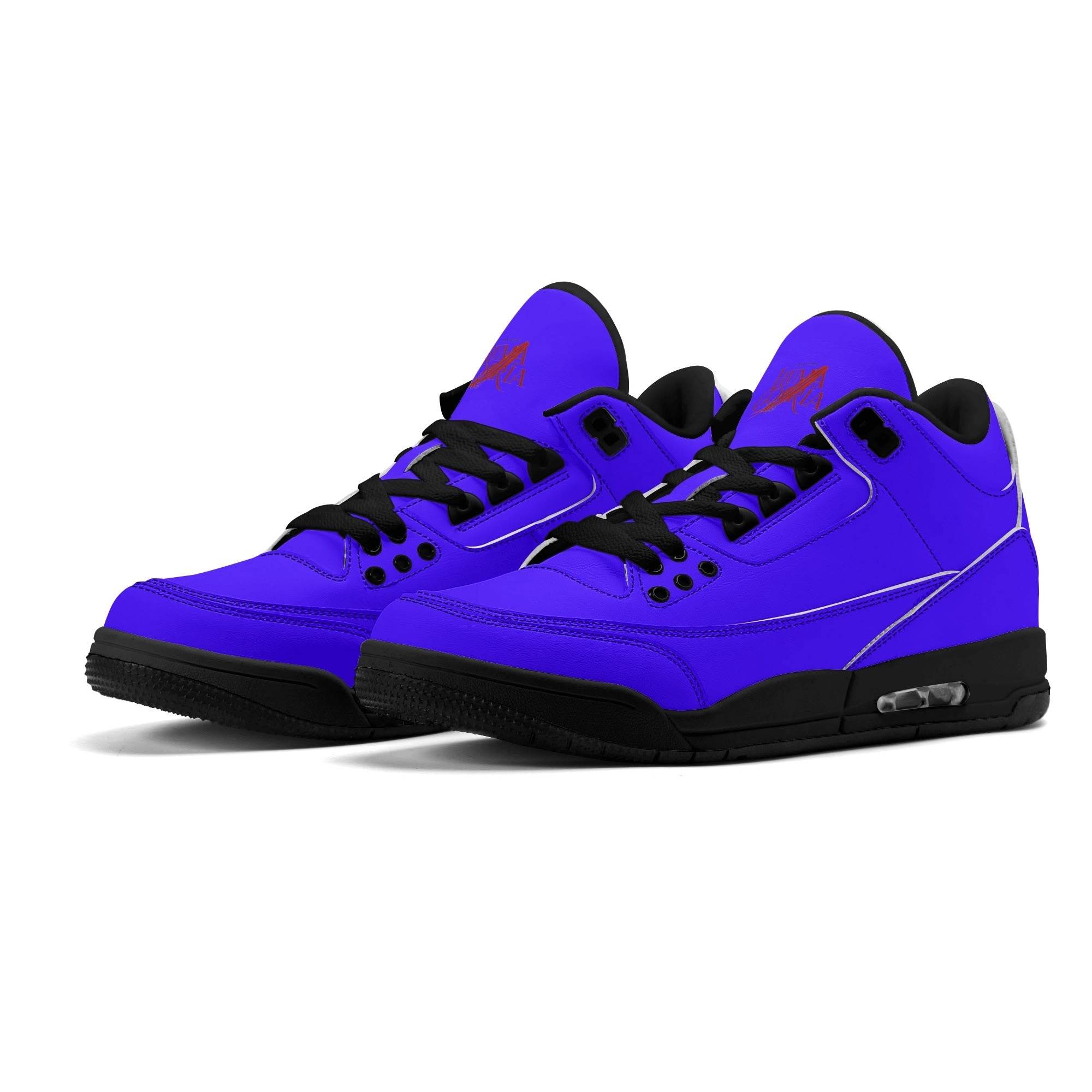 Womens High Top Retro Leather Basketball Sneakers - Luma Gorria vêtement