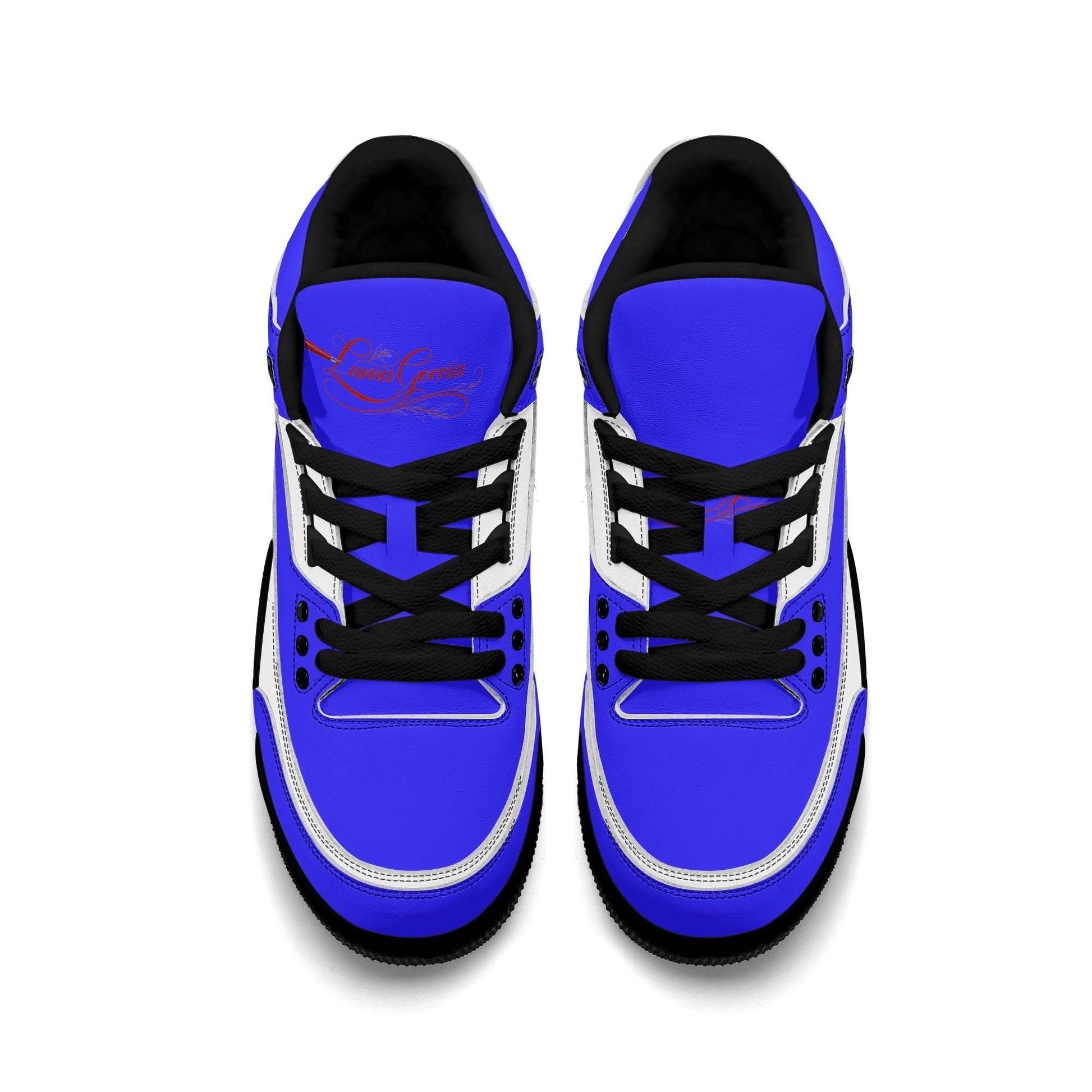 Womens High Top Retro Leather Basketball Sneakers - Luma Gorria vêtement