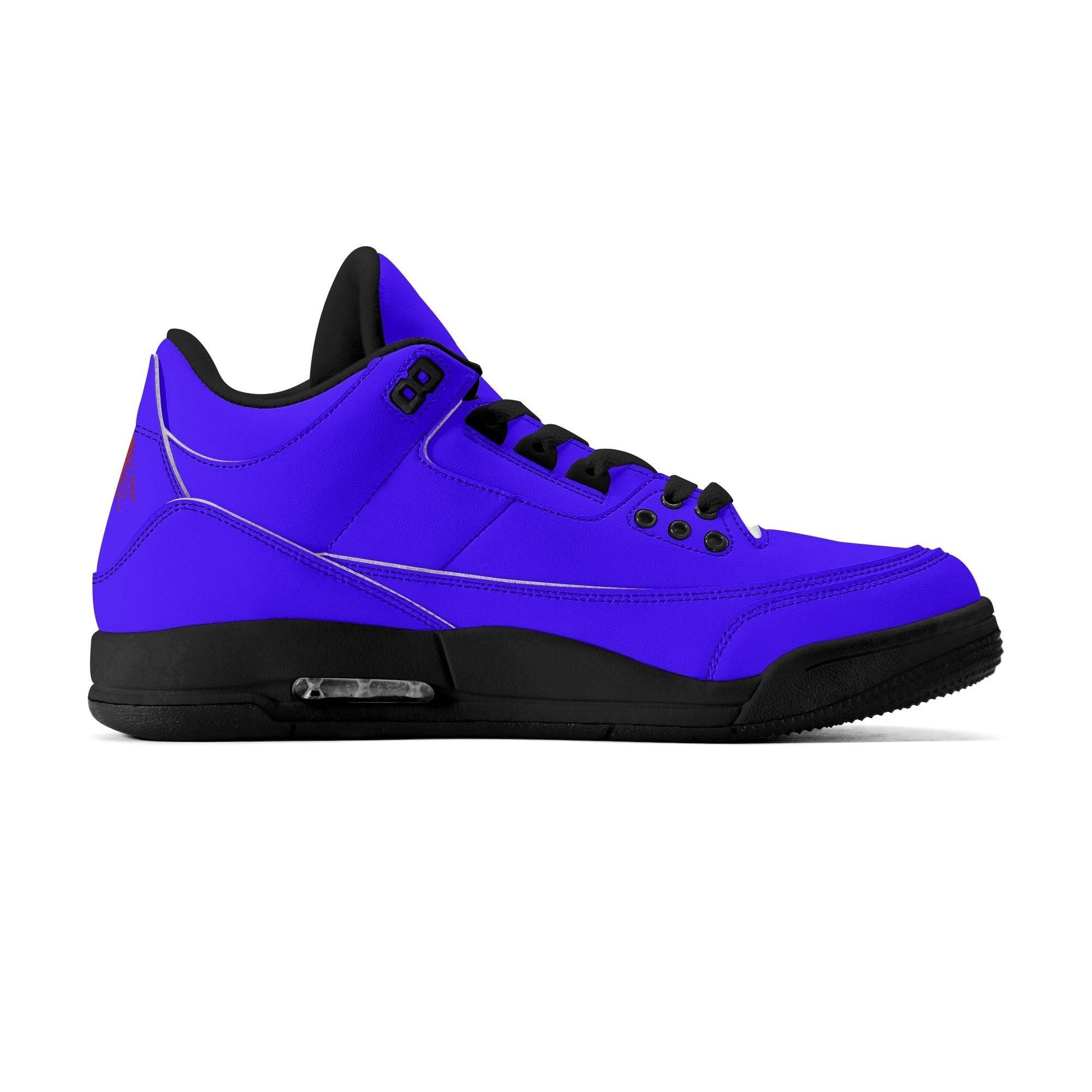Womens High Top Retro Leather Basketball Sneakers - Luma Gorria vêtement