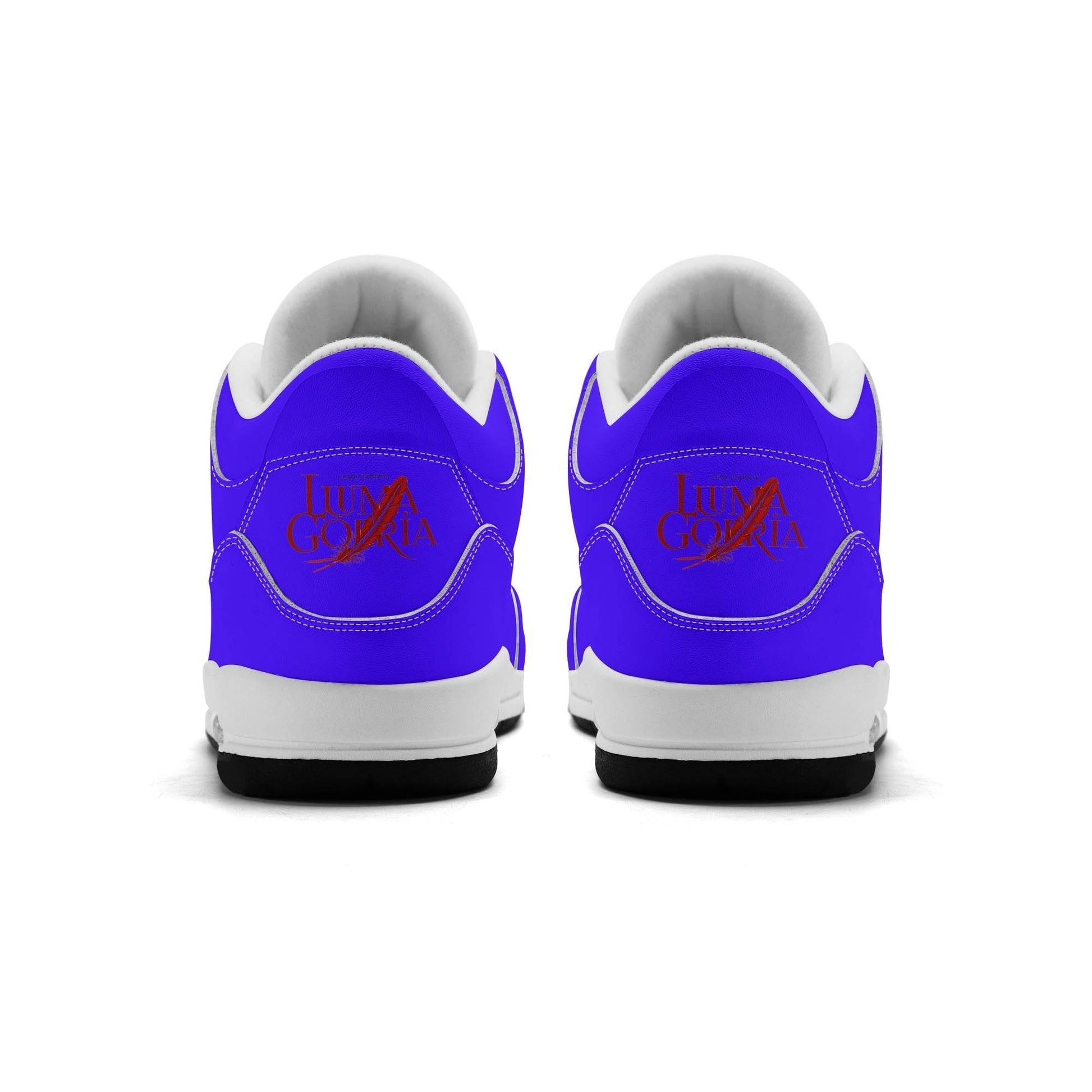 Womens High Top Retro Leather Basketball Sneakers - Luma Gorria vêtement