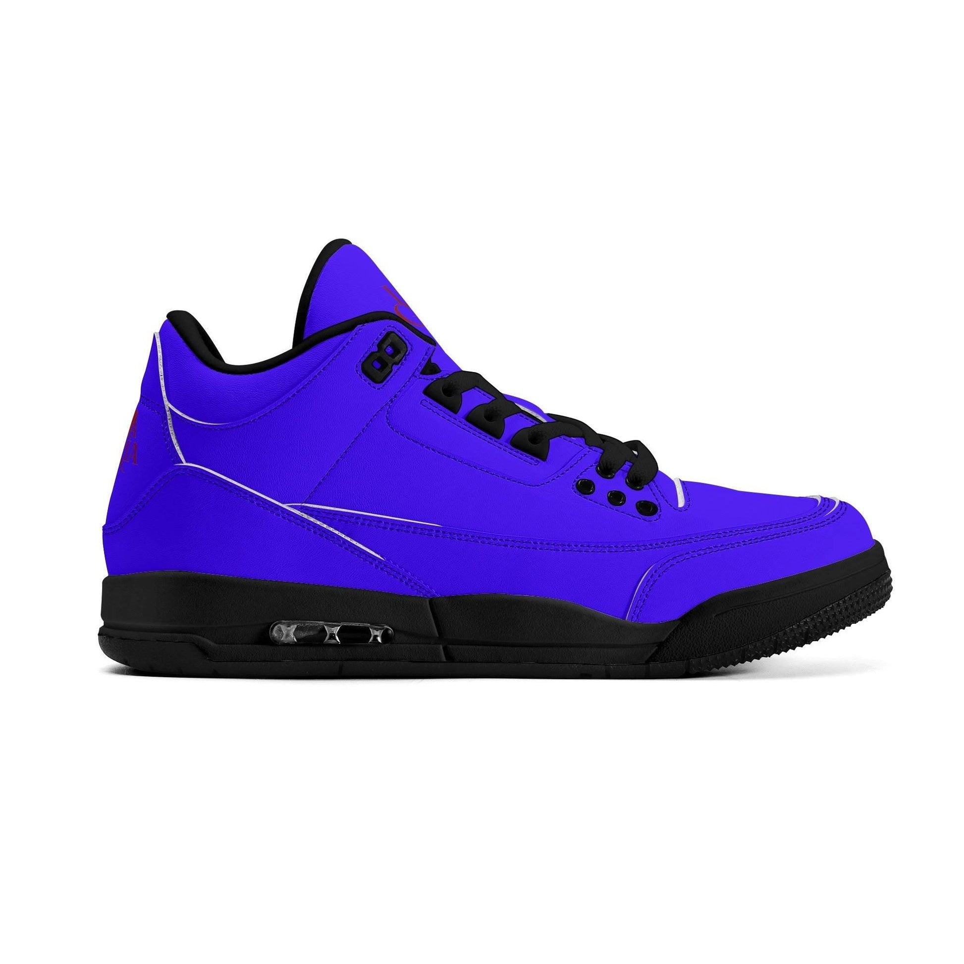 Womens High Top Retro Leather Basketball Sneakers - Luma Gorria vêtement
