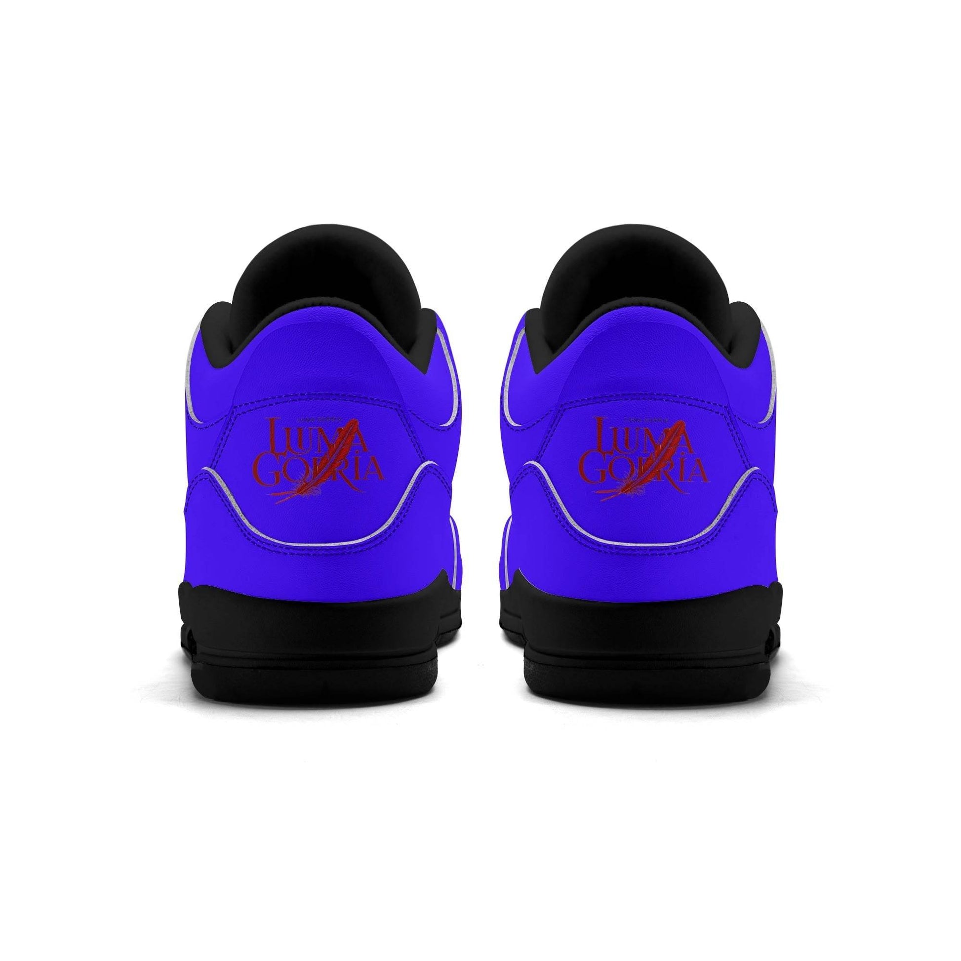 Womens High Top Retro Leather Basketball Sneakers - Luma Gorria vêtement