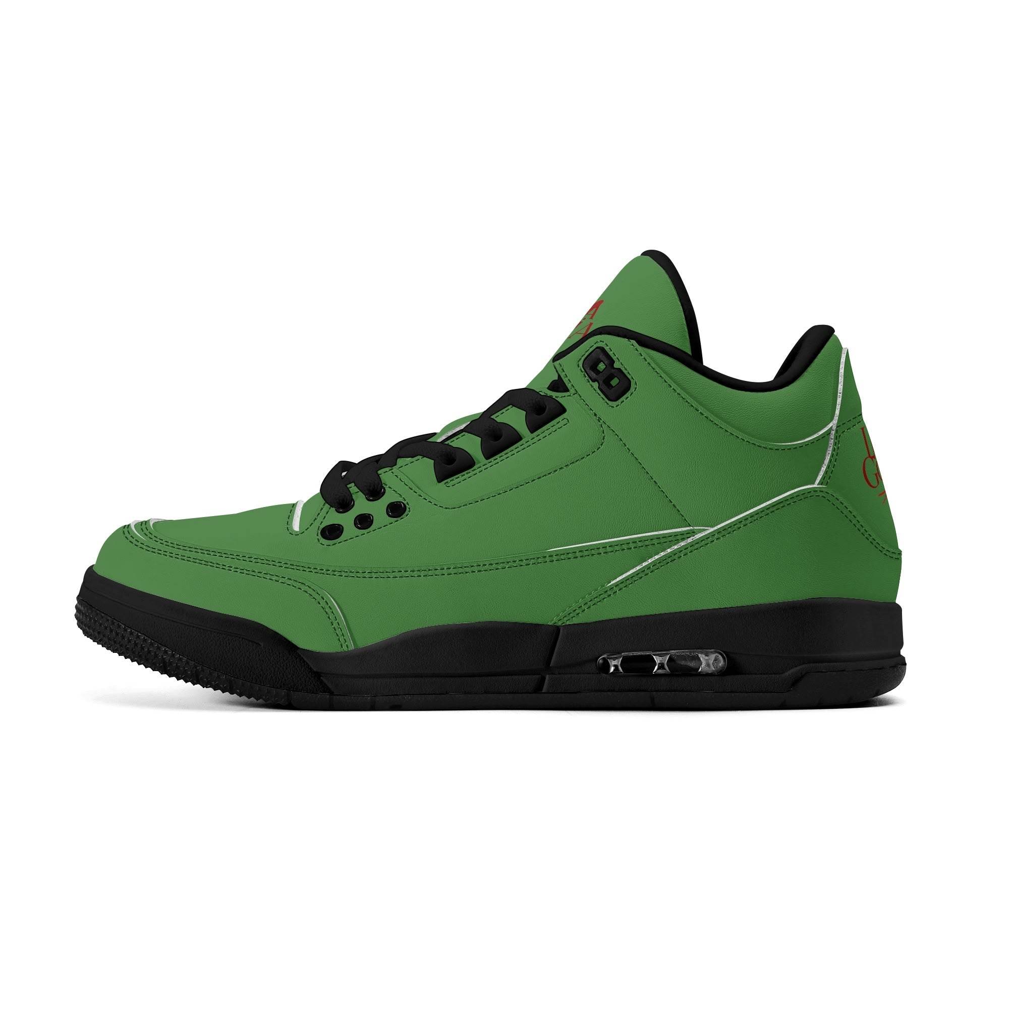 Womens High Top Retro Leather Basketball Sneakers - Luma Gorria vêtement