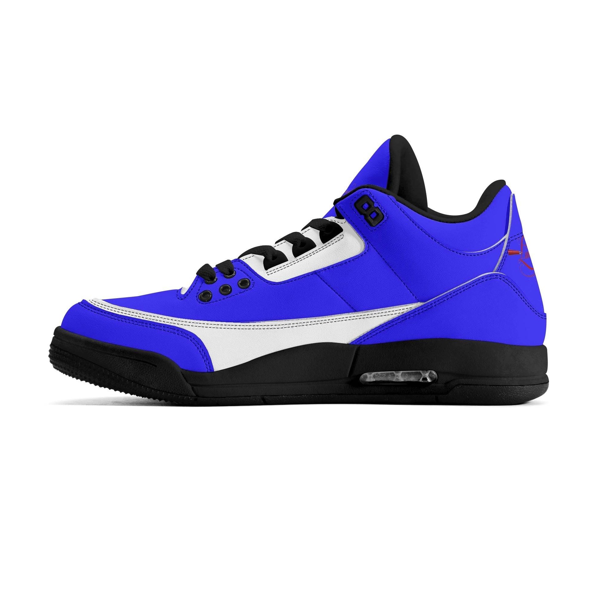 Womens High Top Retro Leather Basketball Sneakers - Luma Gorria vêtement