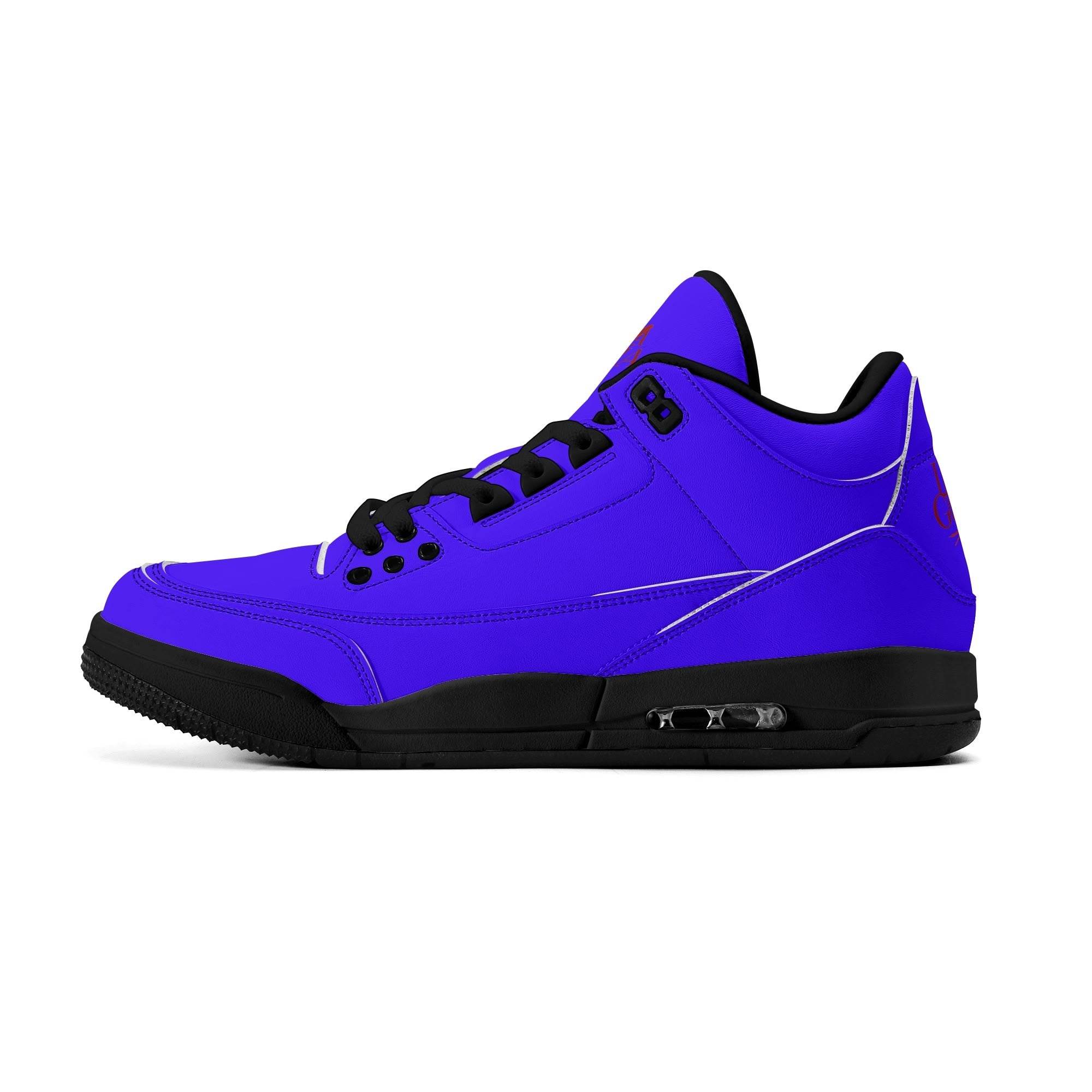 Womens High Top Retro Leather Basketball Sneakers - Luma Gorria vêtement