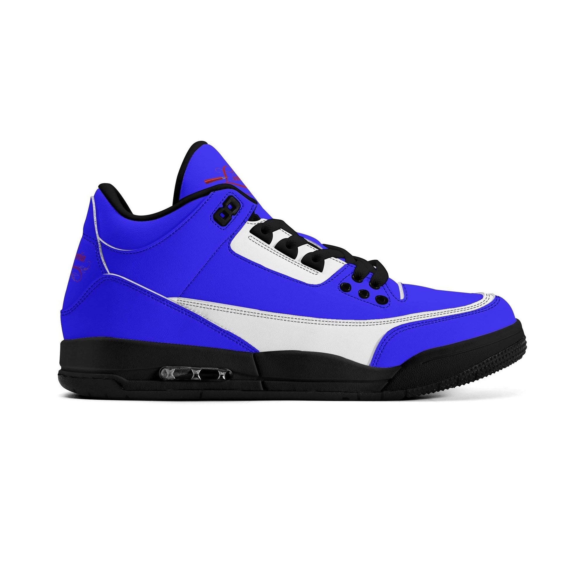 Womens High Top Retro Leather Basketball Sneakers - Luma Gorria vêtement