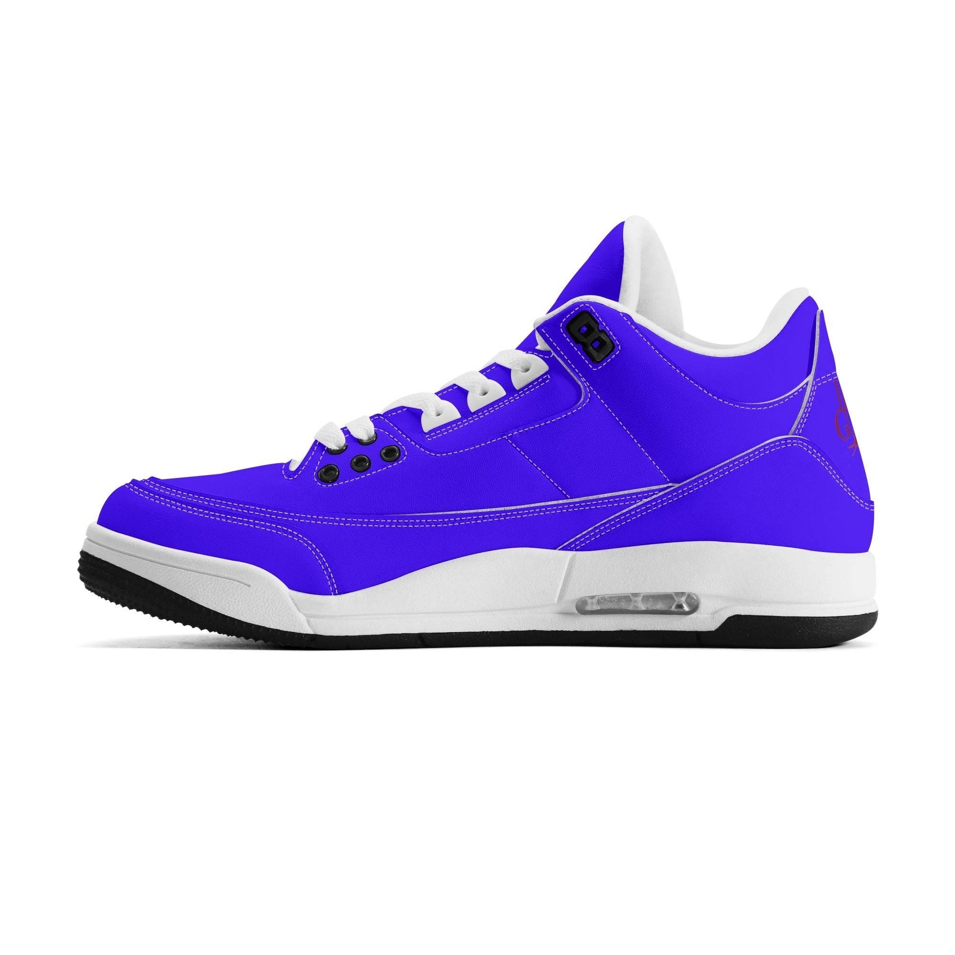 Womens High Top Retro Leather Basketball Sneakers - Luma Gorria vêtement
