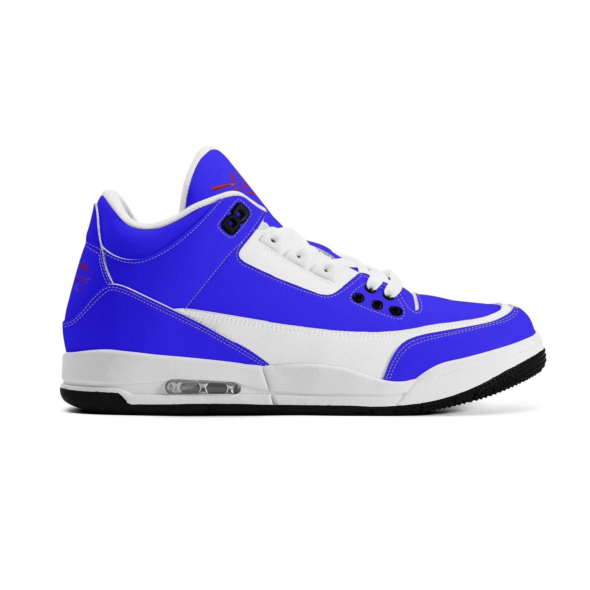 Womens High Top Retro Leather Basketball Sneakers - Luma Gorria vêtement