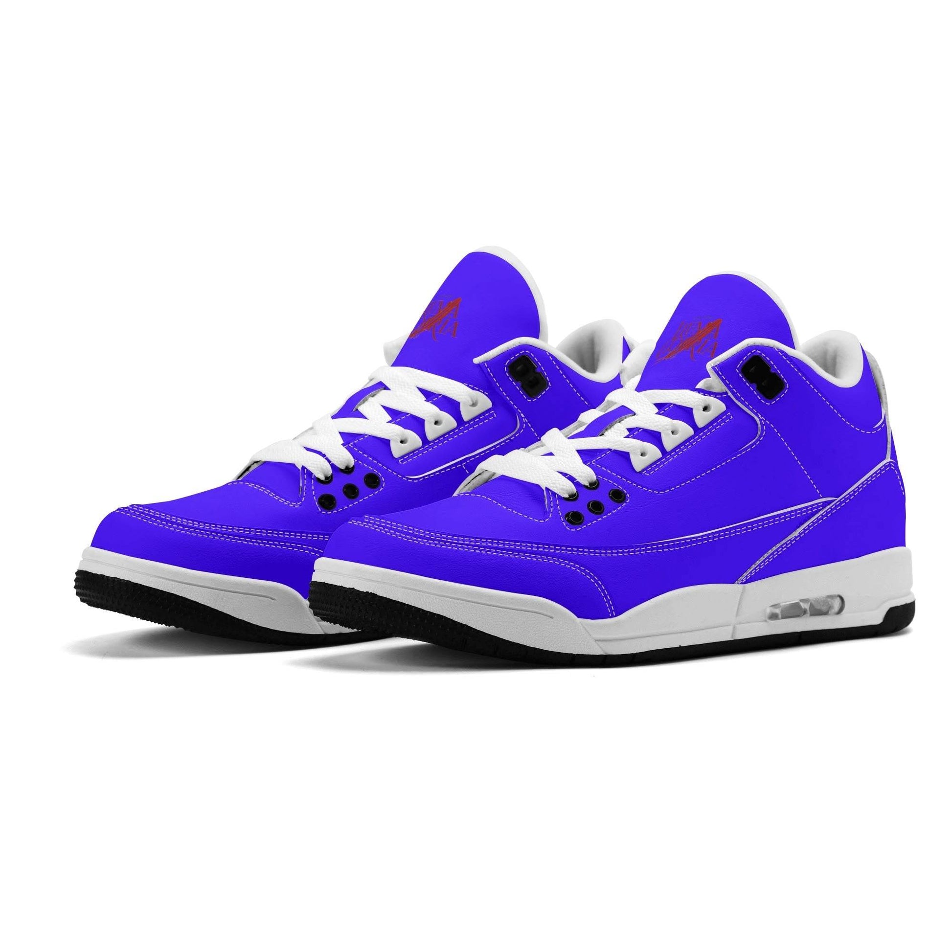 Womens High Top Retro Leather Basketball Sneakers - Luma Gorria vêtement