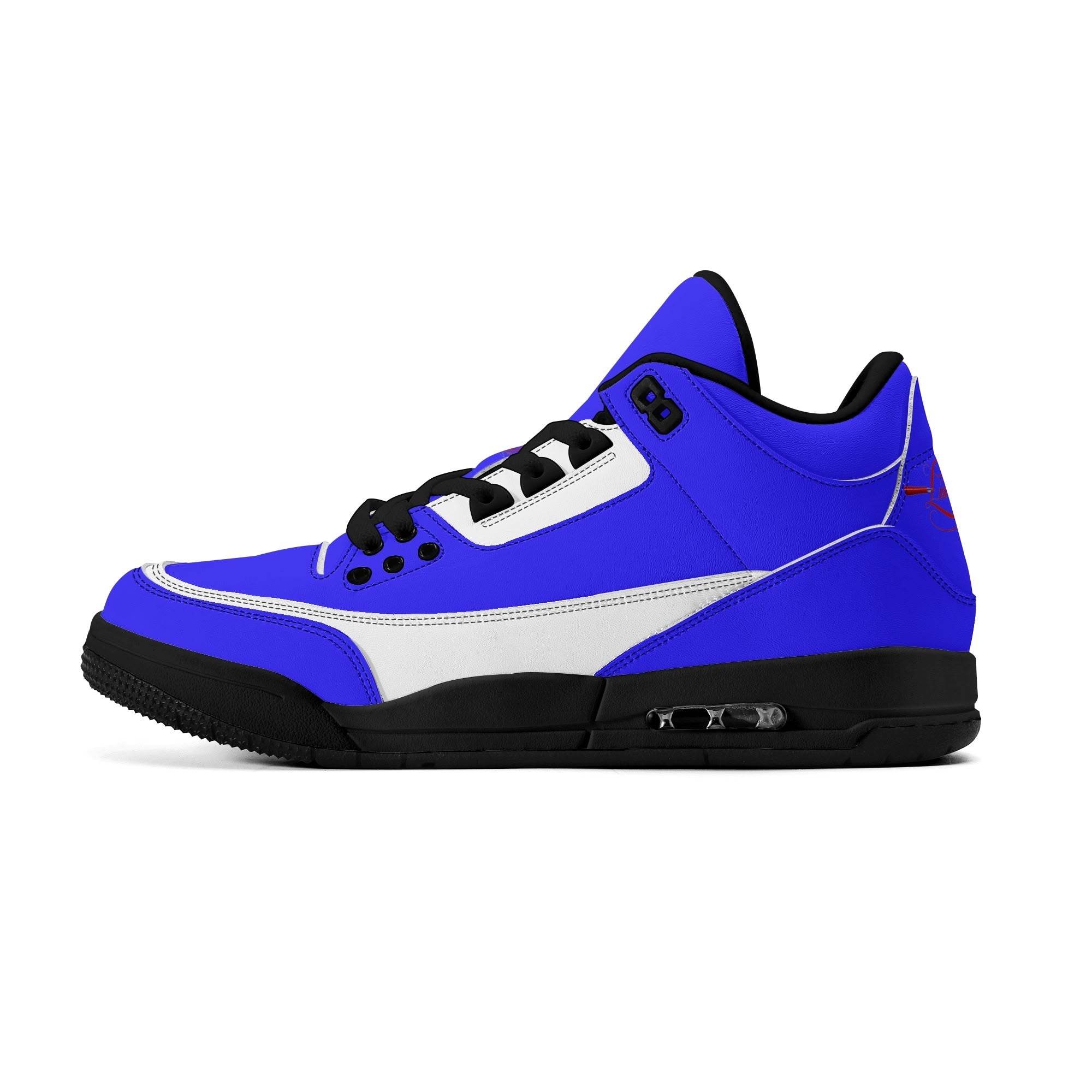 Womens High Top Retro Leather Basketball Sneakers - Luma Gorria vêtement