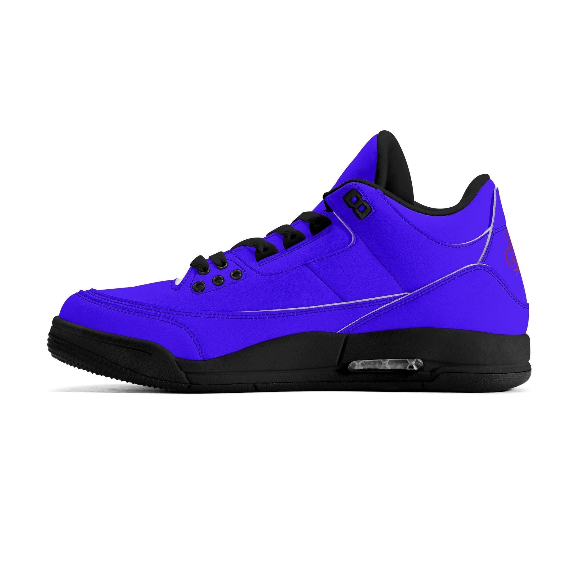 Womens High Top Retro Leather Basketball Sneakers - Luma Gorria vêtement