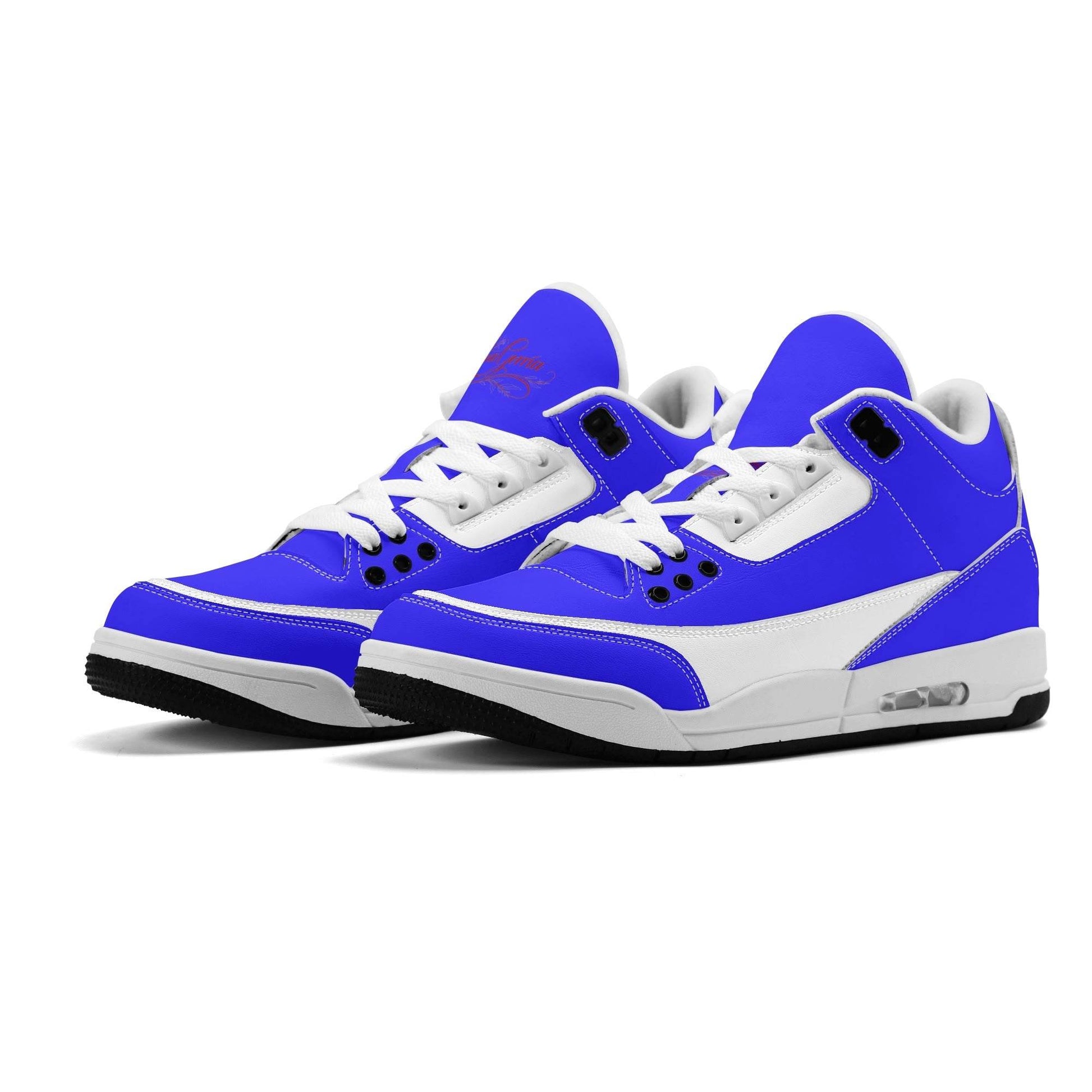 Womens High Top Retro Leather Basketball Sneakers - Luma Gorria vêtement