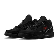 Womens High Top Retro Leather Basketball Sneakers - Luma Gorria vêtement