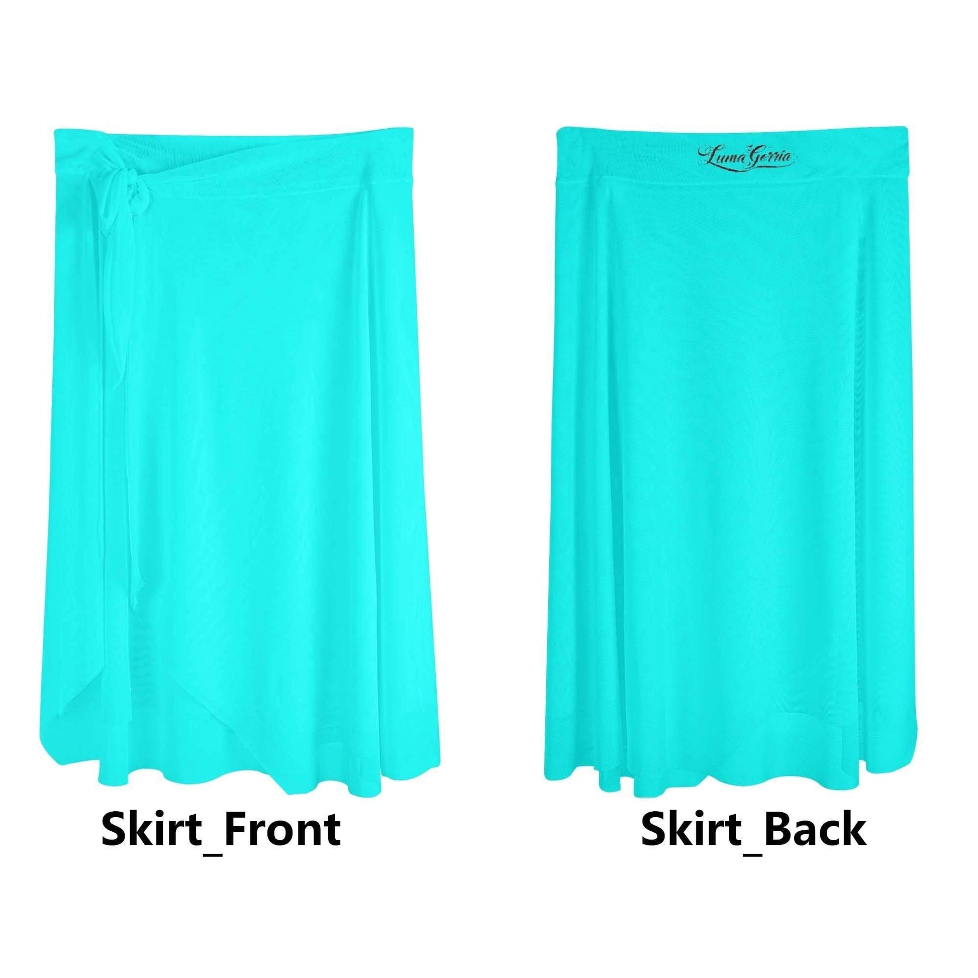 Womens Swimsuit Cover Up Ruffle Tie Side Beach Sarong Wrap Maxi Skirt - Luma Gorria vêtement