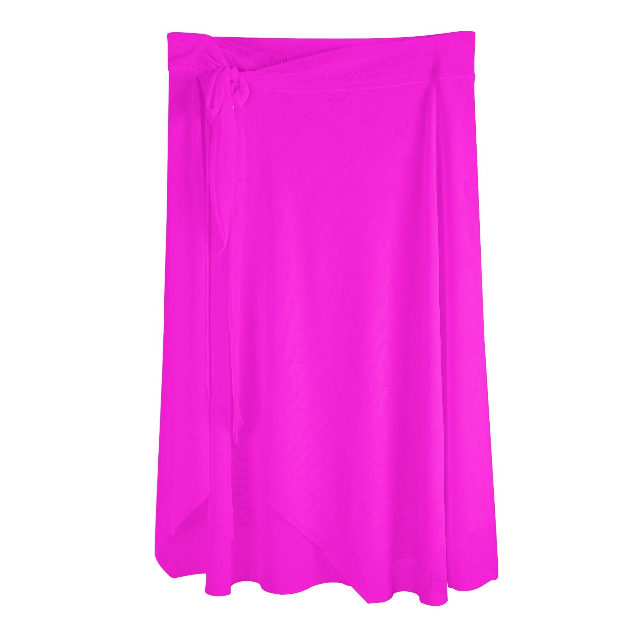 Womens Swimsuit Cover Up Ruffle Tie Side Beach Sarong Wrap Maxi Skirt - Luma Gorria vêtement