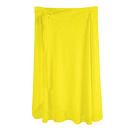 Womens Swimsuit Cover Up Ruffle Tie Side Beach Sarong Wrap Maxi Skirt - Luma Gorria vêtement