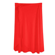 Womens Swimsuit Cover Up Ruffle Tie Side Beach Sarong Wrap Maxi Skirt - Luma Gorria vêtement